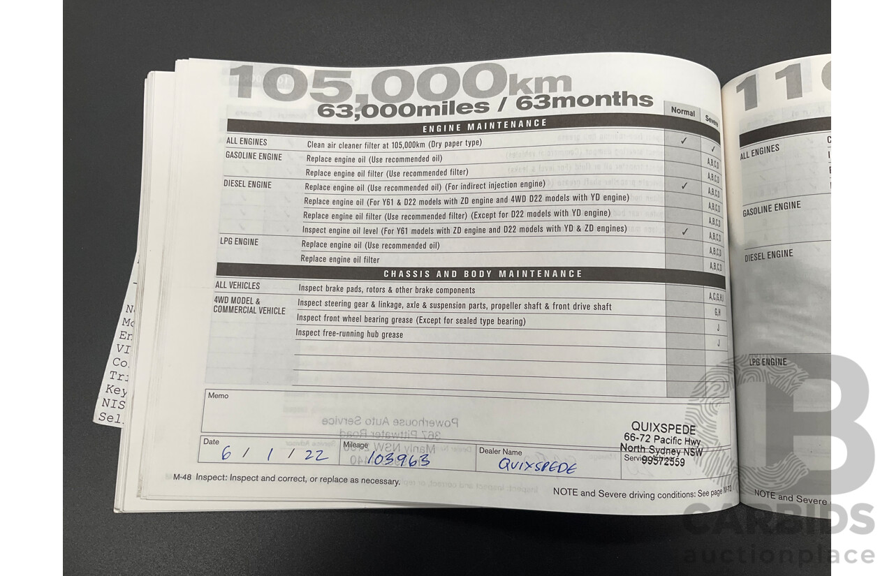 12/2006 Nissan Murano Ti-L Z50 4d Wagon Obsidian Black V6 3.5L