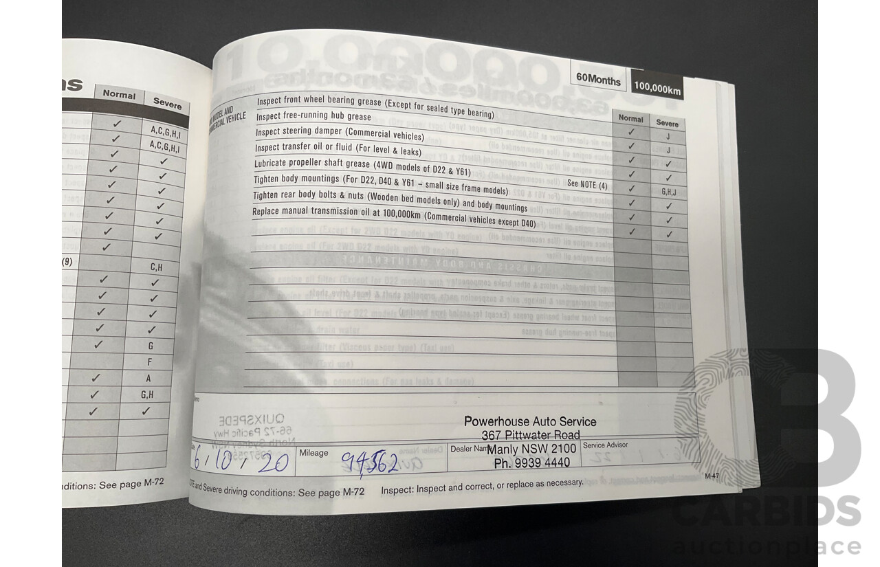 12/2006 Nissan Murano Ti-L Z50 4d Wagon Obsidian Black V6 3.5L