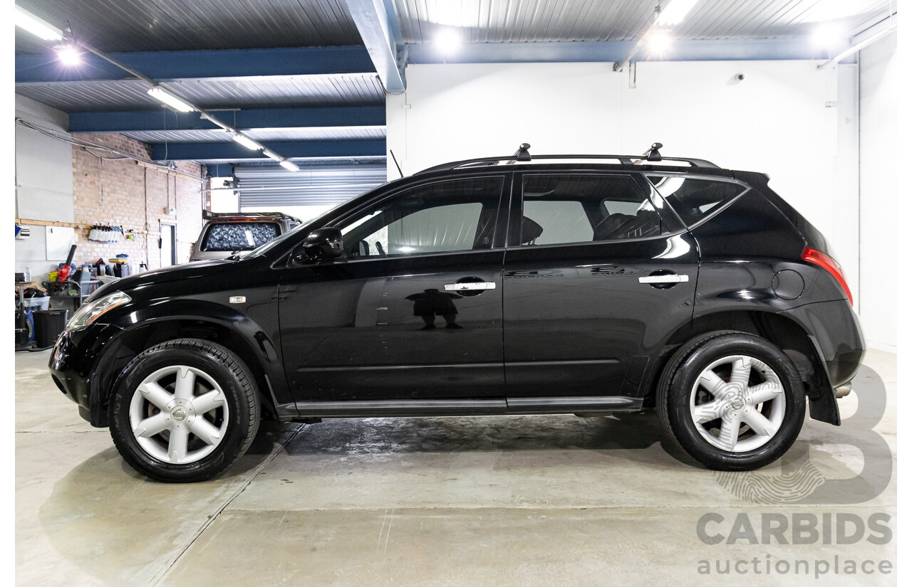 12/2006 Nissan Murano Ti-L Z50 4d Wagon Obsidian Black V6 3.5L