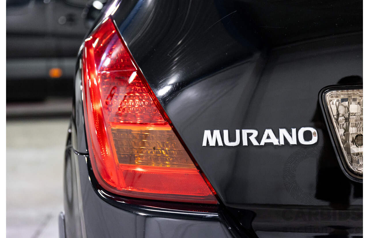12/2006 Nissan Murano Ti-L Z50 4d Wagon Obsidian Black V6 3.5L