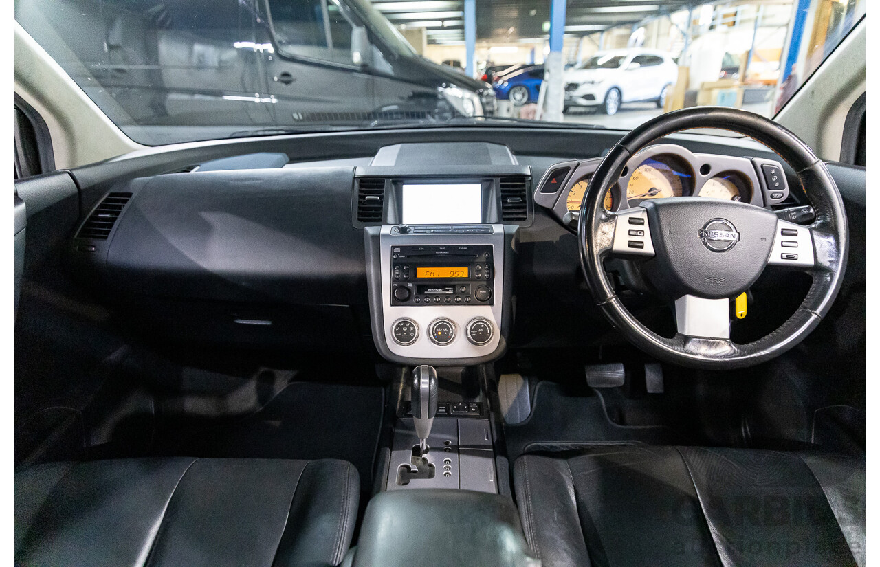 12/2006 Nissan Murano Ti-L Z50 4d Wagon Obsidian Black V6 3.5L