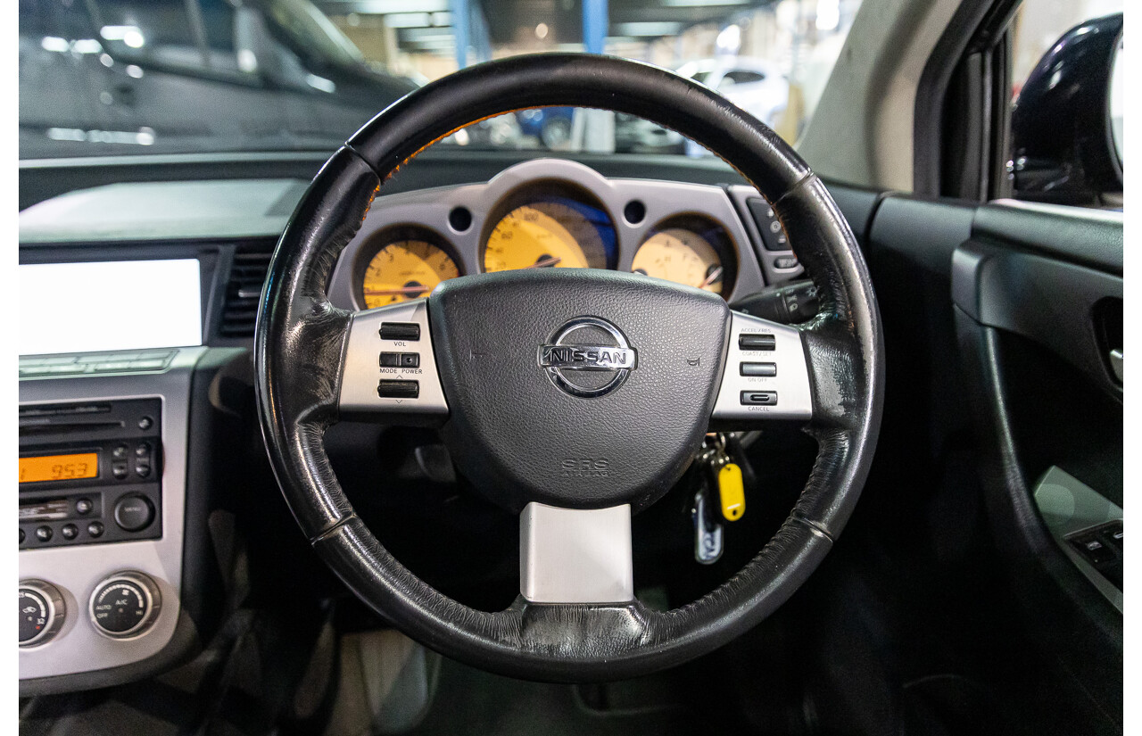 12/2006 Nissan Murano Ti-L Z50 4d Wagon Obsidian Black V6 3.5L