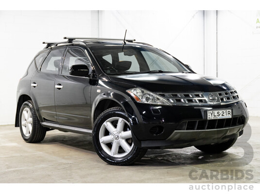 12/2006 Nissan Murano Ti-L Z50 4d Wagon Obsidian Black V6 3.5L