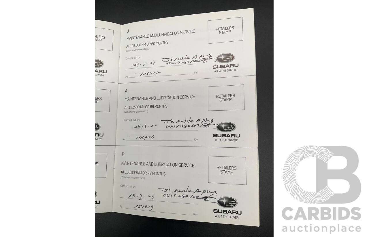 11/2010 Subaru Outback 2.5i MY11 4d Wagon Crystal White Pearl 2.5L