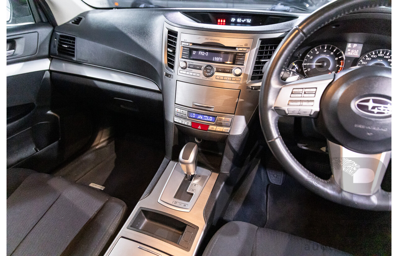 11/2010 Subaru Outback 2.5i MY11 4d Wagon Crystal White Pearl 2.5L