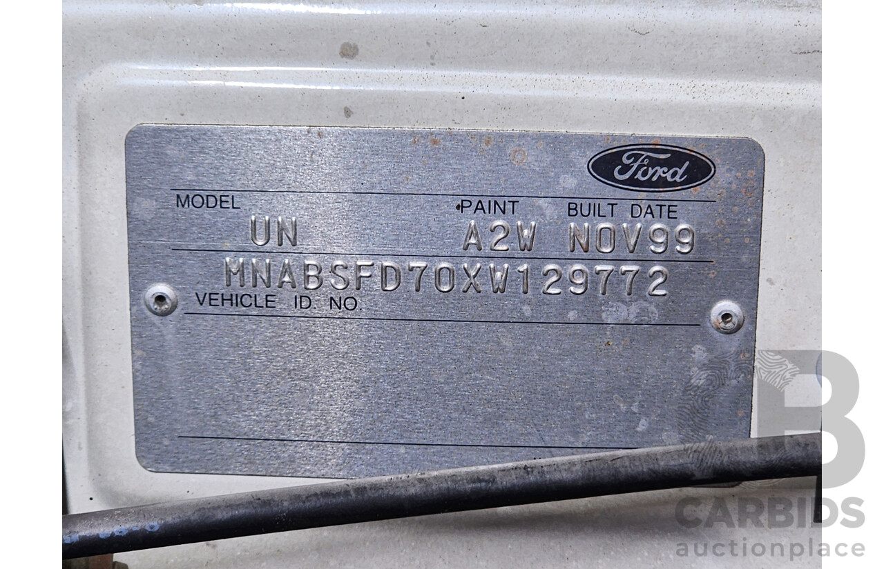 1/2000 Ford Courier XL PE Crew Cab P/Up White 2.6L