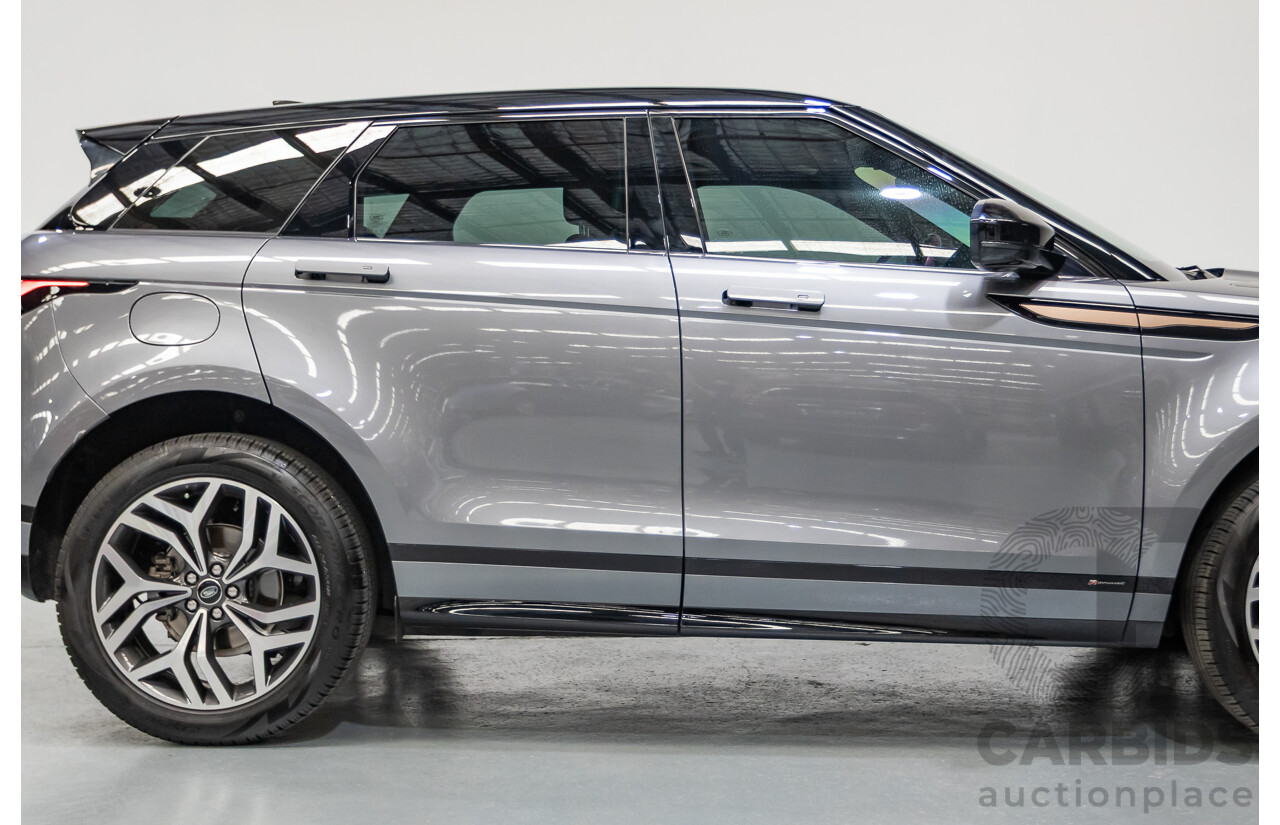 11/2019 Land Rover Range Rover Evoque P250 R-DYNAMIC S (183kW) AWD L551 MY20.25 4D Wagon Eiger Grey Metallic Tubro 2.0L