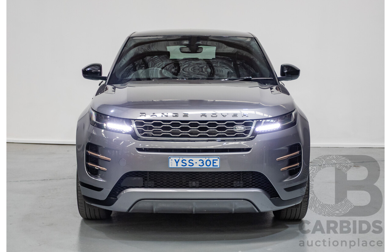 11/2019 Land Rover Range Rover Evoque P250 R-DYNAMIC S (183kW) AWD L551 MY20.25 4D Wagon Eiger Grey Metallic Tubro 2.0L