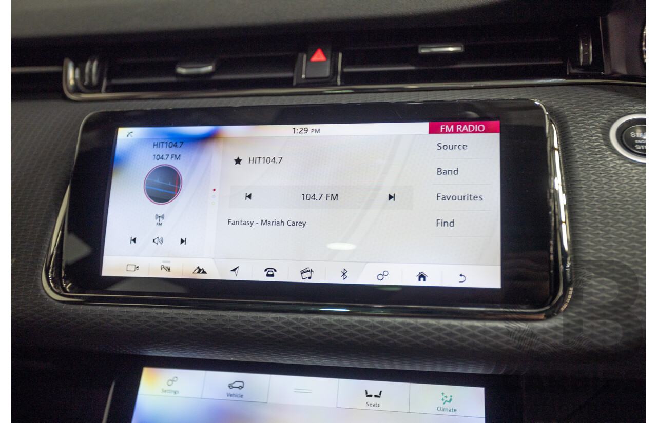 11/2019 Land Rover Range Rover Evoque P250 R-DYNAMIC S (183kW) AWD L551 MY20.25 4D Wagon Eiger Grey Metallic Tubro 2.0L