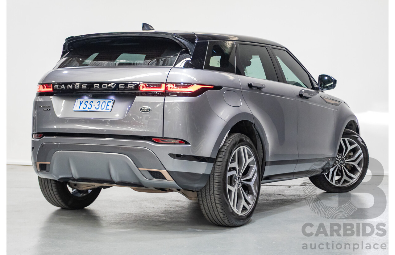 11/2019 Land Rover Range Rover Evoque P250 R-DYNAMIC S (183kW) AWD L551 MY20.25 4D Wagon Eiger Grey Metallic Tubro 2.0L