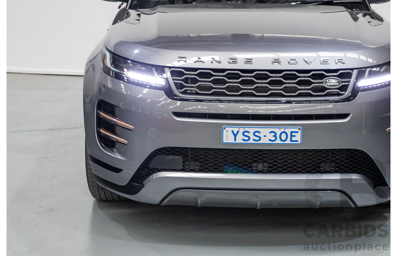 11/2019 Land Rover Range Rover Evoque P250 R-DYNAMIC S (183kW) AWD L551 MY20.25 4D Wagon Eiger Grey Metallic Tubro 2.0L