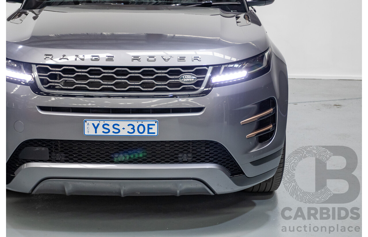 11/2019 Land Rover Range Rover Evoque P250 R-DYNAMIC S (183kW) AWD L551 MY20.25 4D Wagon Eiger Grey Metallic Tubro 2.0L