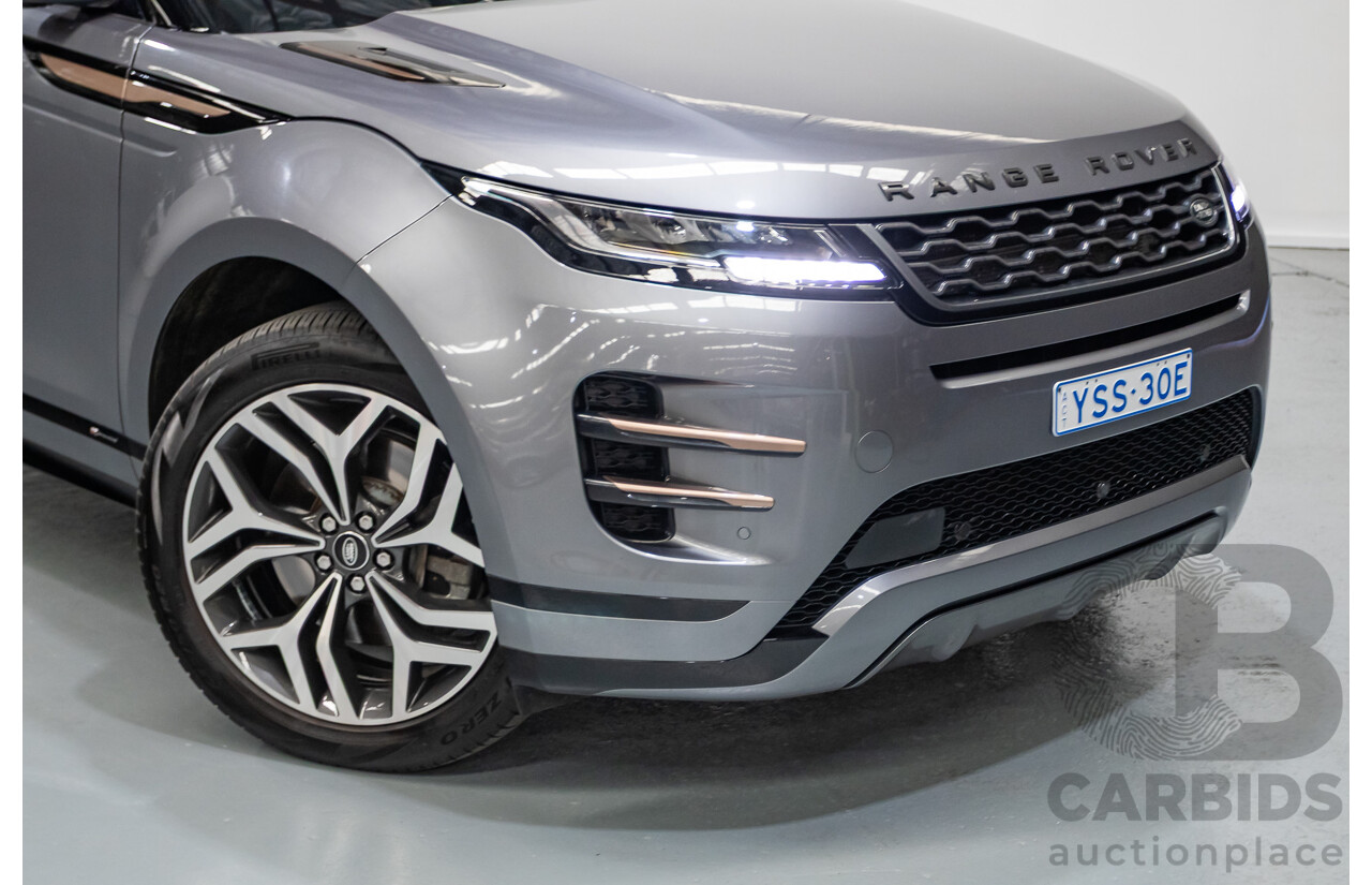 11/2019 Land Rover Range Rover Evoque P250 R-DYNAMIC S (183kW) AWD L551 MY20.25 4D Wagon Eiger Grey Metallic Tubro 2.0L