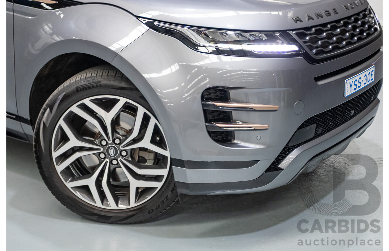 11/2019 Land Rover Range Rover Evoque P250 R-DYNAMIC S (183kW) AWD L551 MY20.25 4D Wagon Eiger Grey Metallic Tubro 2.0L