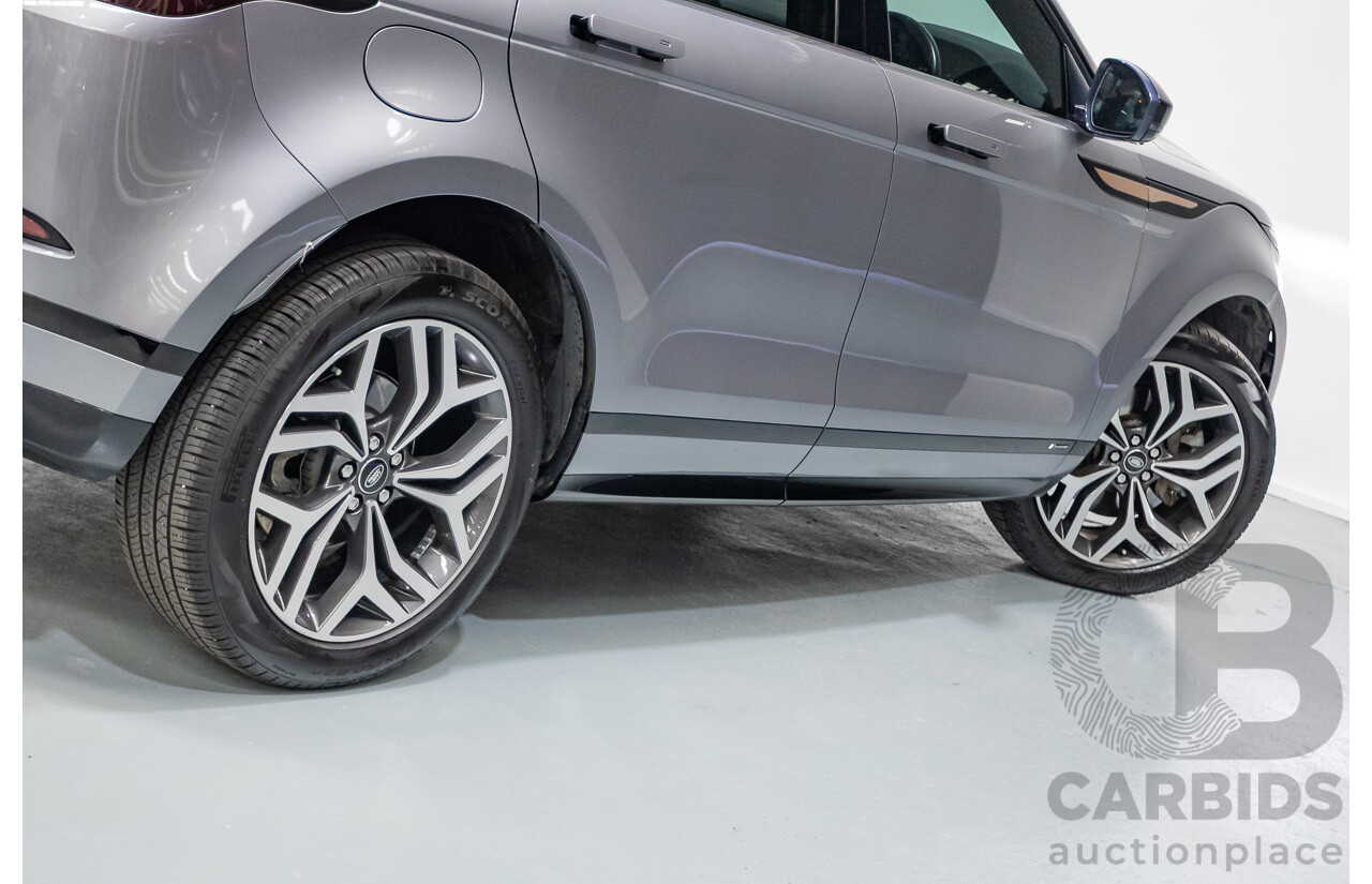 11/2019 Land Rover Range Rover Evoque P250 R-DYNAMIC S (183kW) AWD L551 MY20.25 4D Wagon Eiger Grey Metallic Tubro 2.0L