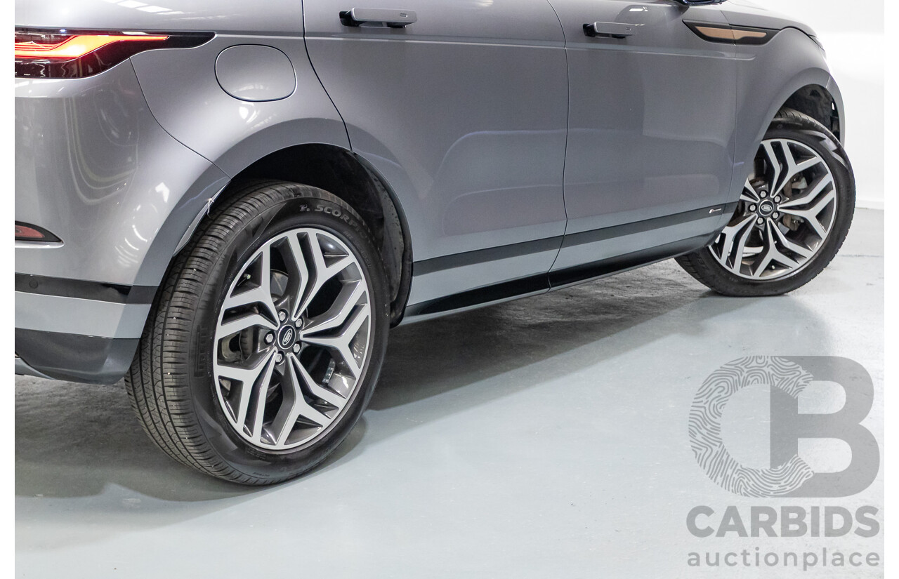 11/2019 Land Rover Range Rover Evoque P250 R-DYNAMIC S (183kW) AWD L551 MY20.25 4D Wagon Eiger Grey Metallic Tubro 2.0L