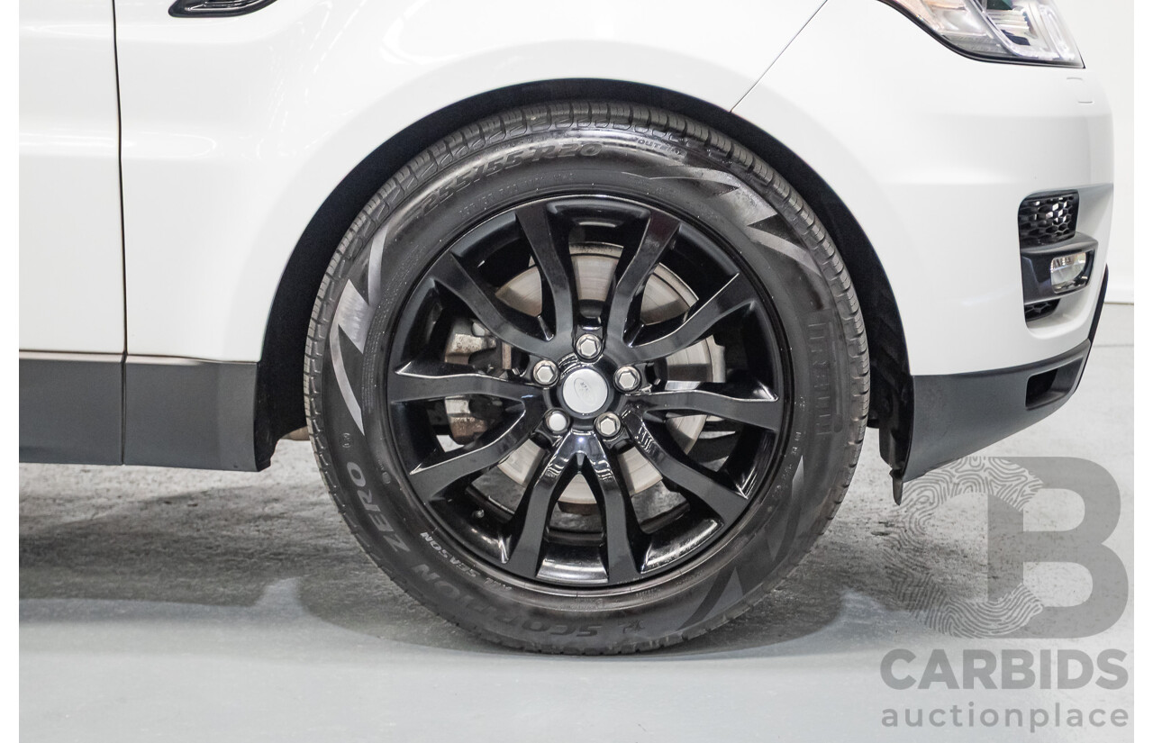 06/2016 Range Rover Range Rover Sport 3.0 TDV6 SE (AWD) LW MY16 4D Wagon Polaris White Turbo Diesel 3.0L