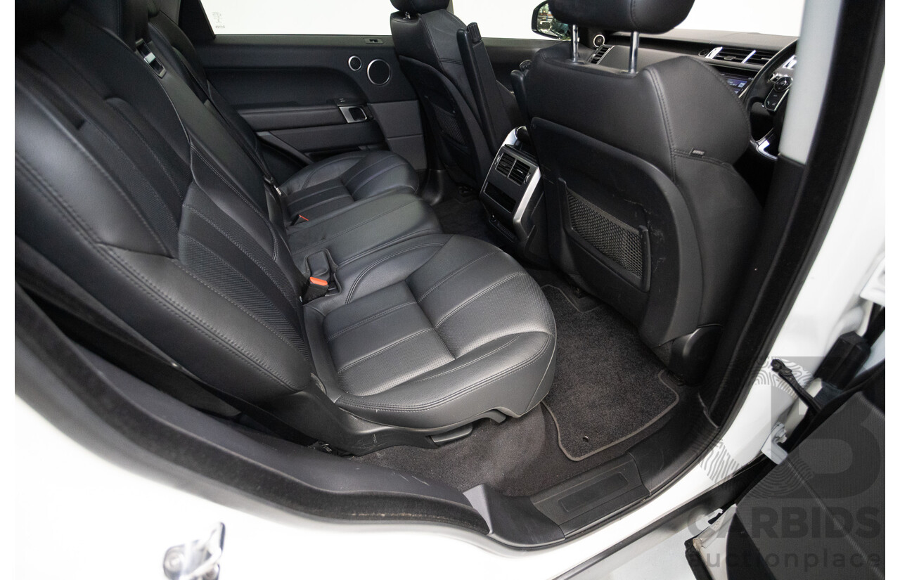 06/2016 Range Rover Range Rover Sport 3.0 TDV6 SE (AWD) LW MY16 4D Wagon Polaris White Turbo Diesel 3.0L