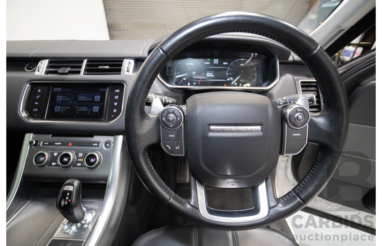 06/2016 Range Rover Range Rover Sport 3.0 TDV6 SE (AWD) LW MY16 4D Wagon Polaris White Turbo Diesel 3.0L