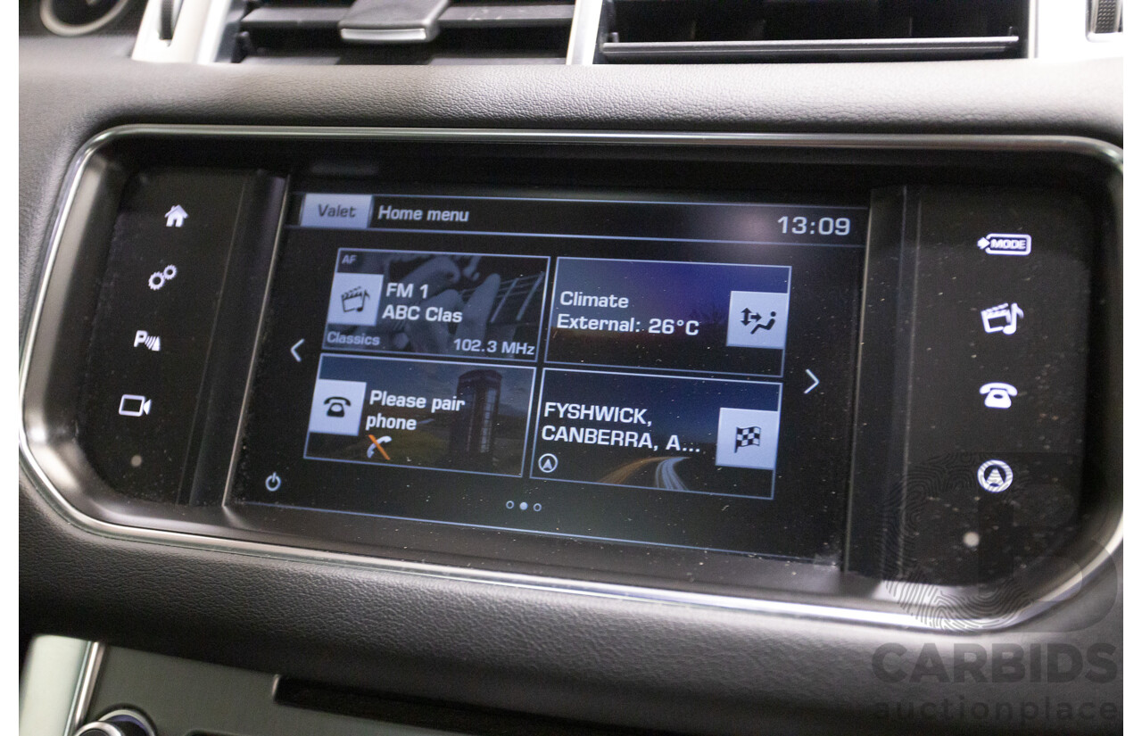 06/2016 Range Rover Range Rover Sport 3.0 TDV6 SE (AWD) LW MY16 4D Wagon Polaris White Turbo Diesel 3.0L