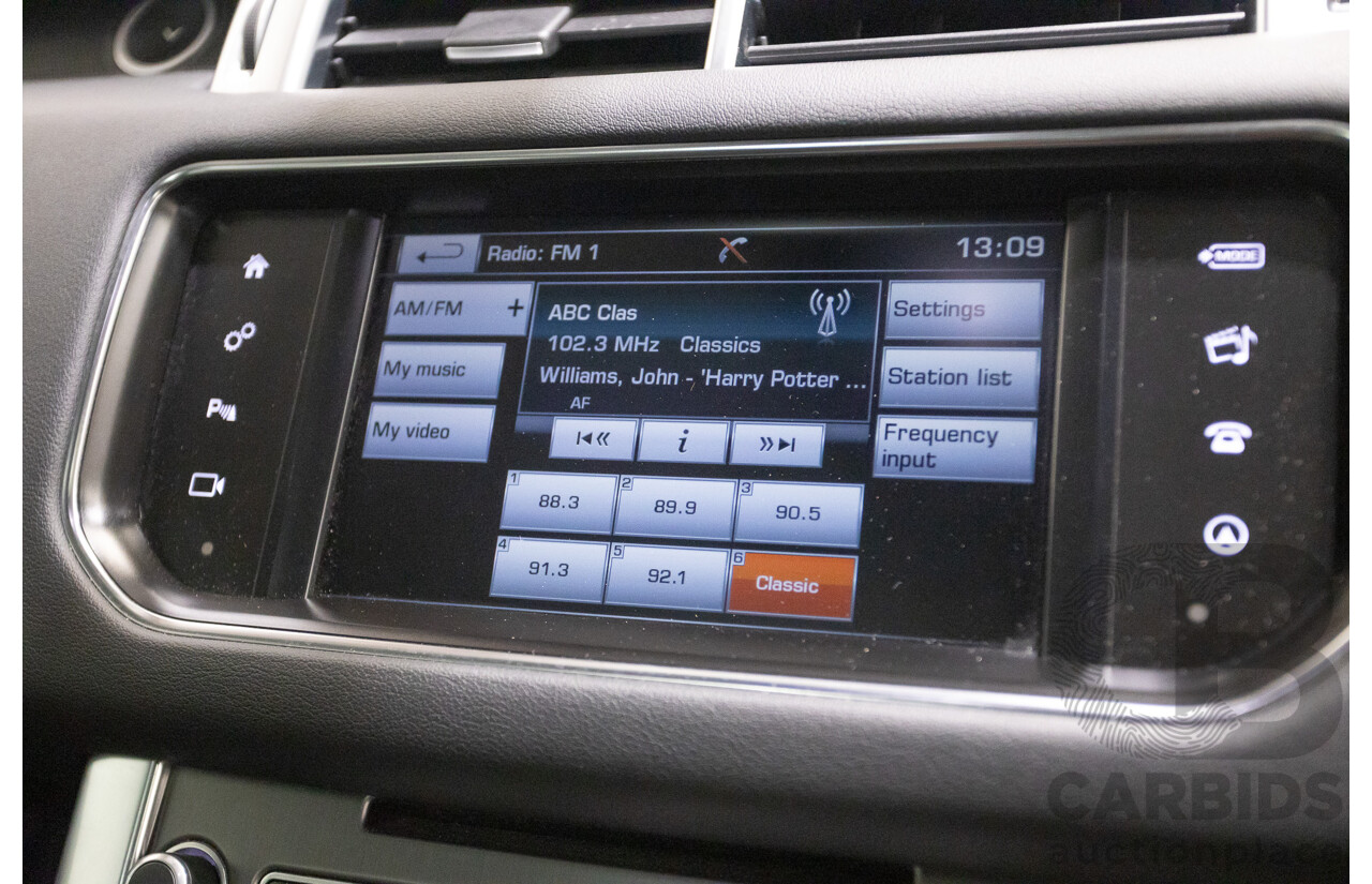 06/2016 Range Rover Range Rover Sport 3.0 TDV6 SE (AWD) LW MY16 4D Wagon Polaris White Turbo Diesel 3.0L