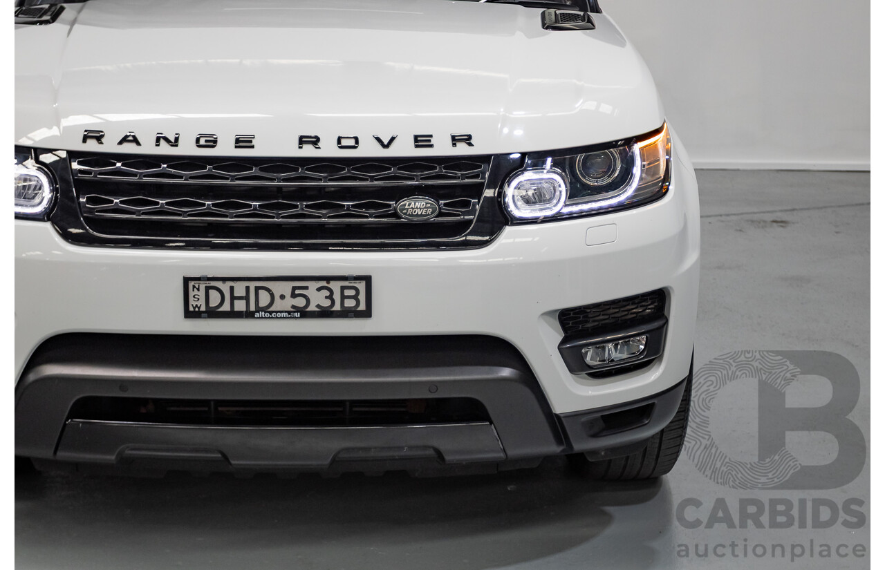 06/2016 Range Rover Range Rover Sport 3.0 TDV6 SE (AWD) LW MY16 4D Wagon Polaris White Turbo Diesel 3.0L