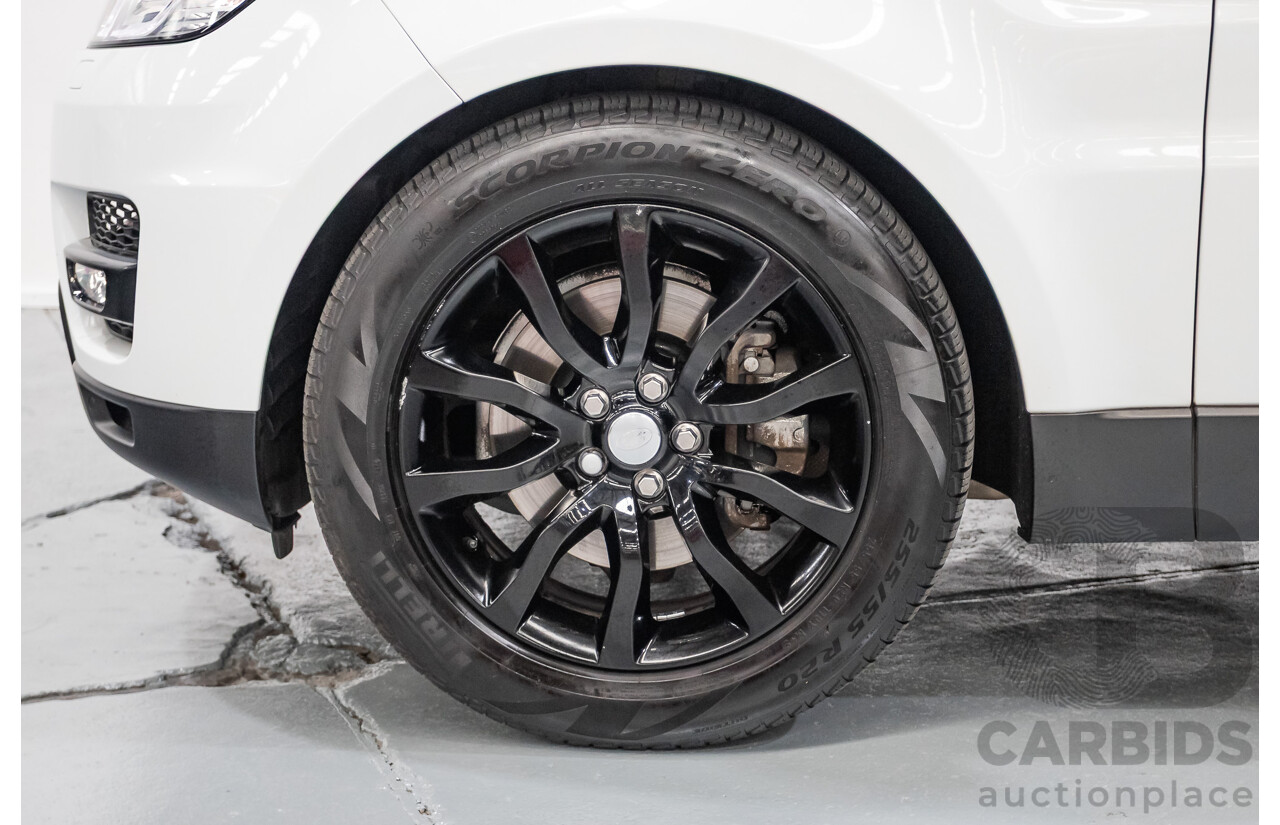 06/2016 Range Rover Range Rover Sport 3.0 TDV6 SE (AWD) LW MY16 4D Wagon Polaris White Turbo Diesel 3.0L