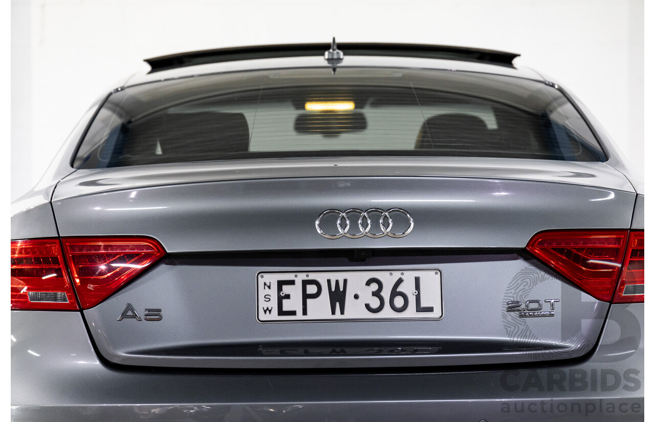 3/2014 Audi A5 2.0 TFSI S-Line Quattro 8T MY14 2d Coupe Monsoon Grey Metallic Turbo 2.0L