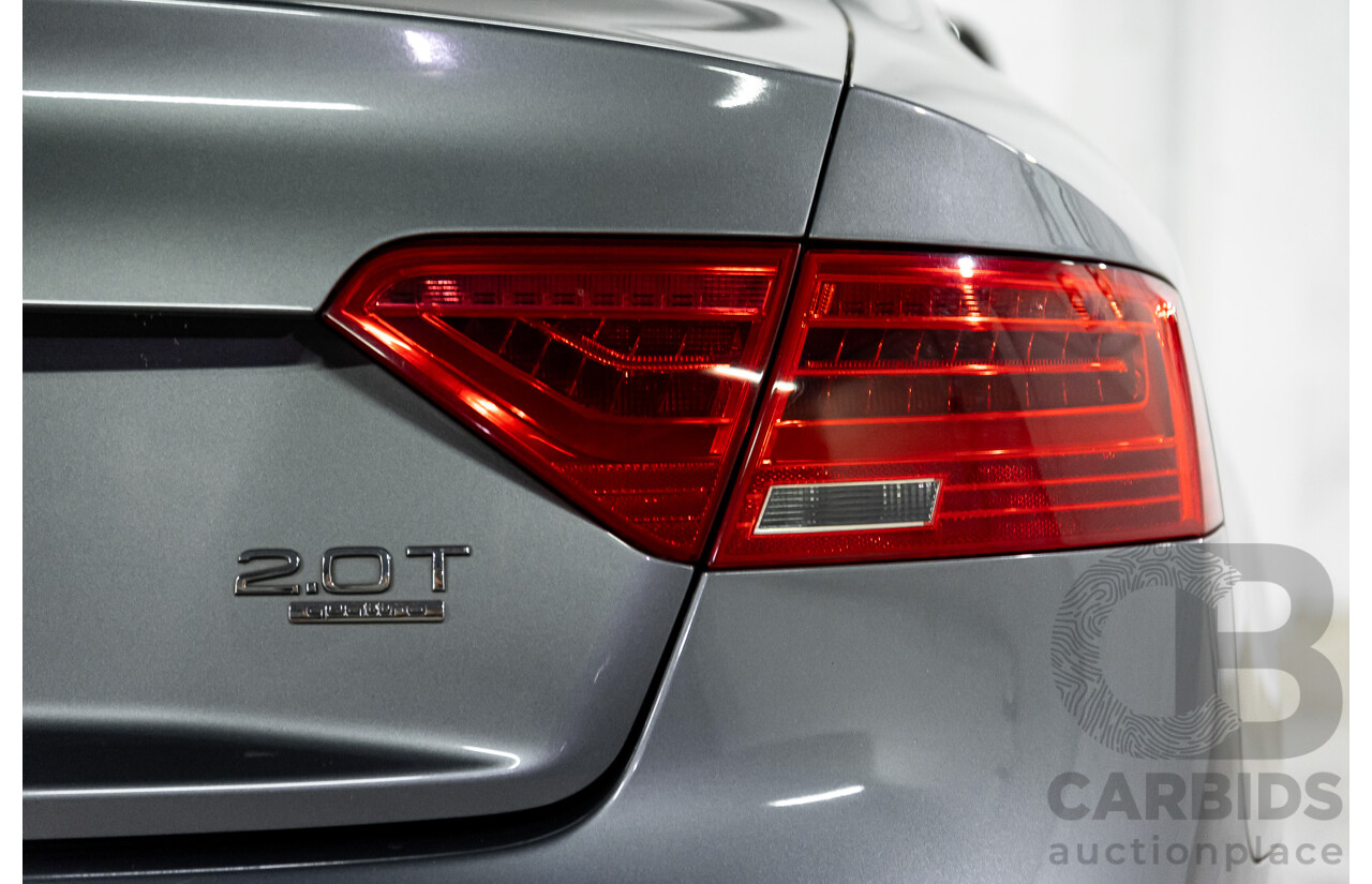 3/2014 Audi A5 2.0 TFSI S-Line Quattro 8T MY14 2d Coupe Monsoon Grey Metallic Turbo 2.0L