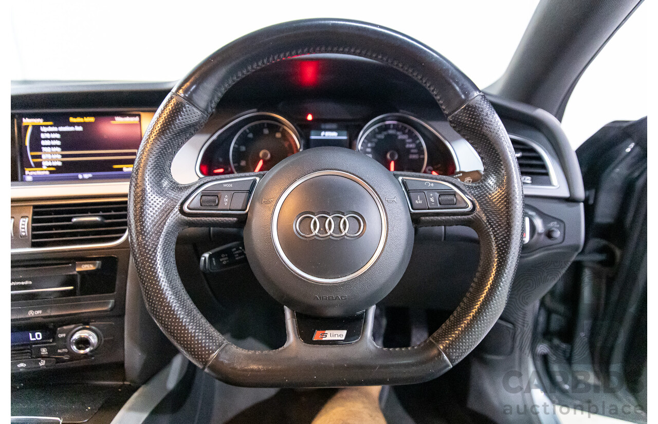 3/2014 Audi A5 2.0 TFSI S-Line Quattro 8T MY14 2d Coupe Monsoon Grey Metallic Turbo 2.0L