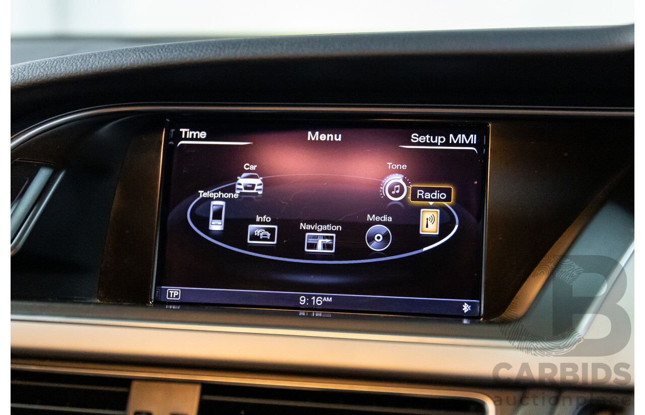 3/2014 Audi A5 2.0 TFSI S-Line Quattro 8T MY14 2d Coupe Monsoon Grey Metallic Turbo 2.0L