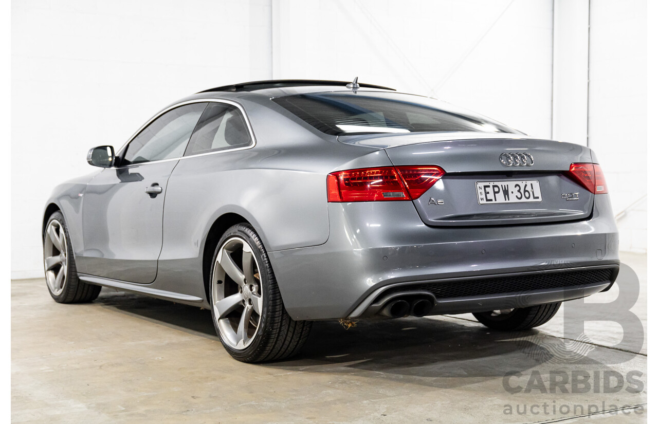 3/2014 Audi A5 2.0 TFSI S-Line Quattro 8T MY14 2d Coupe Monsoon Grey Metallic Turbo 2.0L
