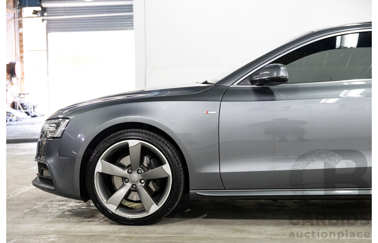 3/2014 Audi A5 2.0 TFSI S-Line Quattro 8T MY14 2d Coupe Monsoon Grey Metallic Turbo 2.0L