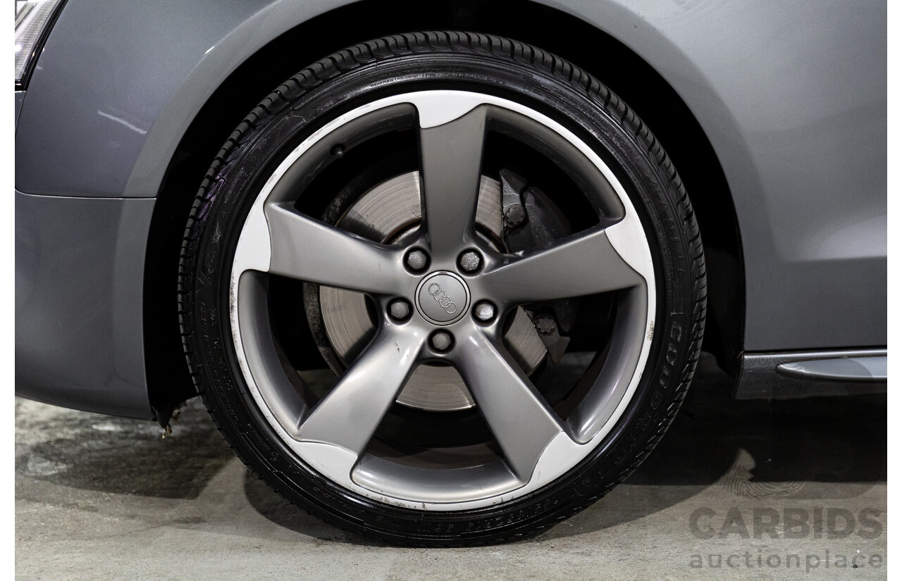 3/2014 Audi A5 2.0 TFSI S-Line Quattro 8T MY14 2d Coupe Monsoon Grey Metallic Turbo 2.0L