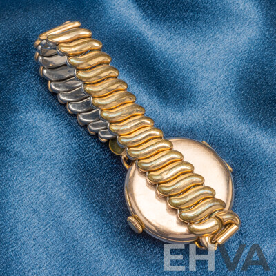 Vintage Ladies' 9ct Gold Hunter Case 17 Jewels Manual Wind Watch. Serial - 206501