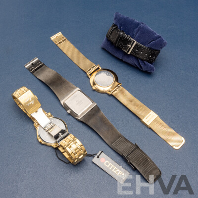 Collection of Watches - Sekonda, Rosefield, Obaku, Citizen - Lot of 4