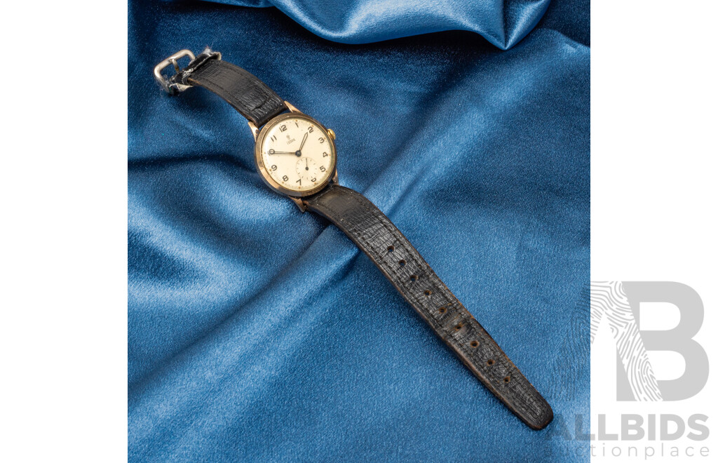 Vintage 9ct Yellow Gold Tudor Swiss Made Wristwatch - 26.55gms