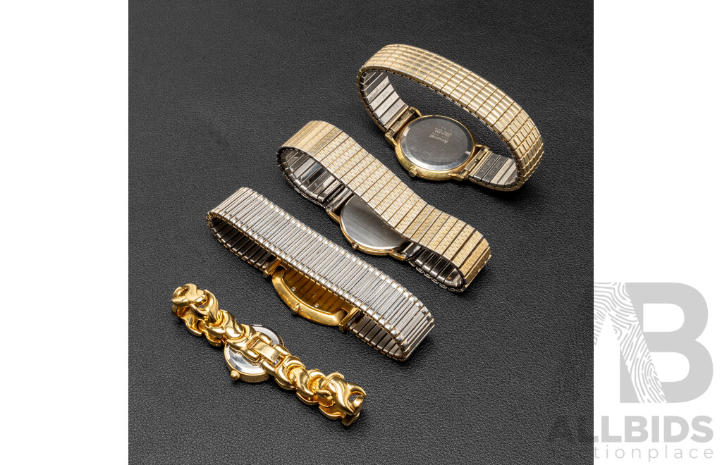 Collection of Vintage Watches - Accurist, Longines, Seiko, Elite - Lot of 4