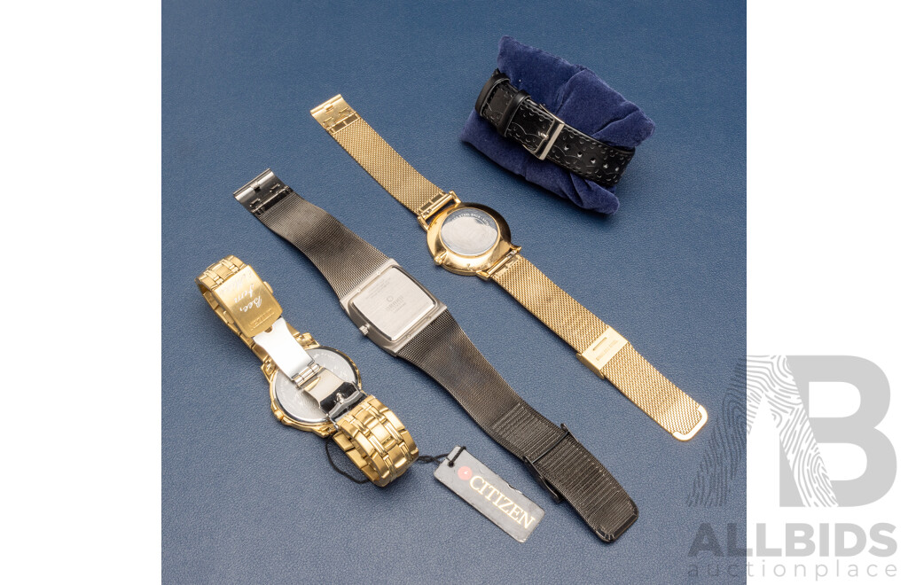 Collection of Watches - Sekonda, Rosefield, Obaku, Citizen - Lot of 4