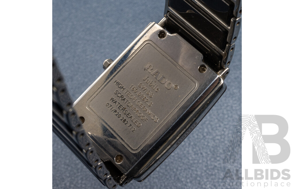 Rado Swiss High Tech Black Ceramic Watches - Lot of 2