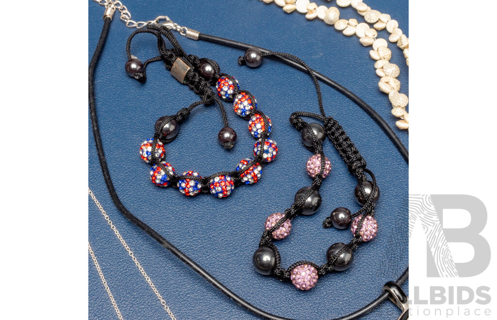 Assorted Collection of Necklaces and Bracelets - Lot of 7