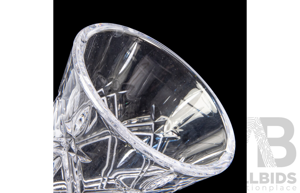 Collection of Three Marquis Cut Glass Vases by Waterford