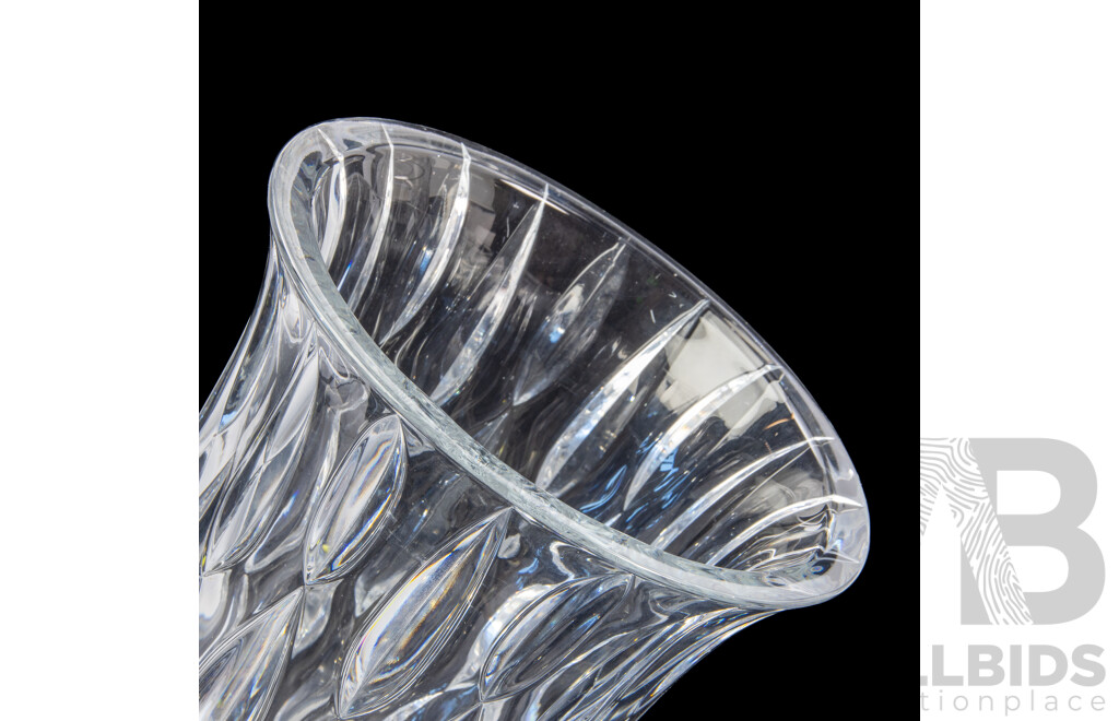 Collection of Three Marquis Cut Glass Vases by Waterford