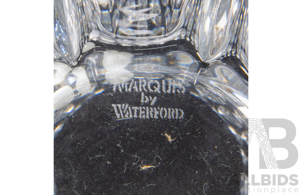 Collection of Three Marquis Cut Glass Vases by Waterford