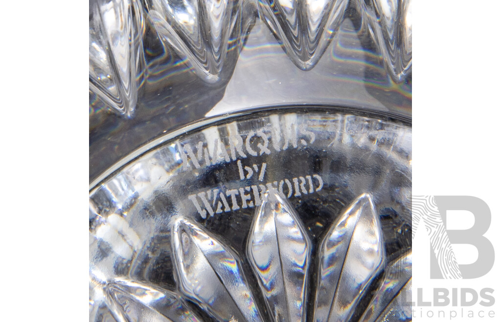 Collection of Three Marquis Cut Glass Vases by Waterford