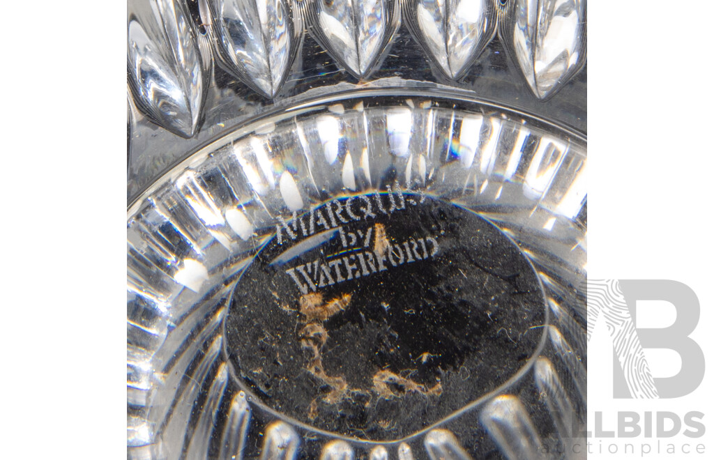 Collection of Three Marquis Cut Glass Vases by Waterford