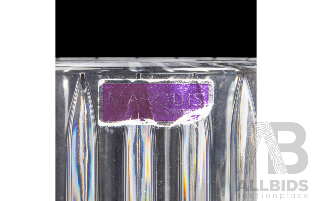 Collection of Three Marquis Cut Glass Vases by Waterford