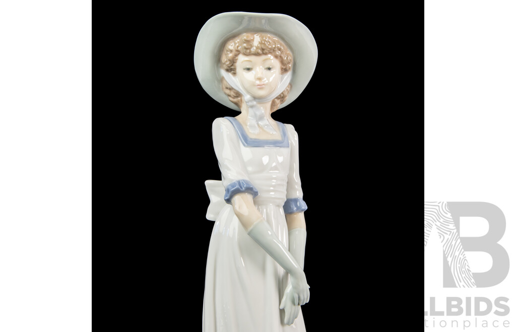 Pair of Large Lady Figures by Nao (2)