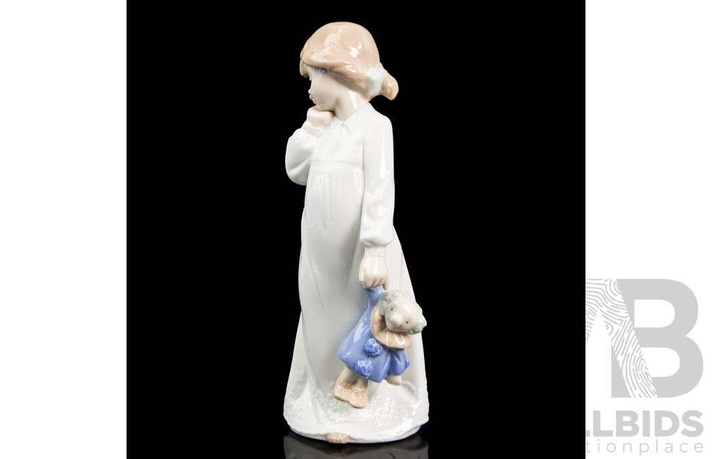 Collection of Four Porcelain Girl Figures by Nao (4)