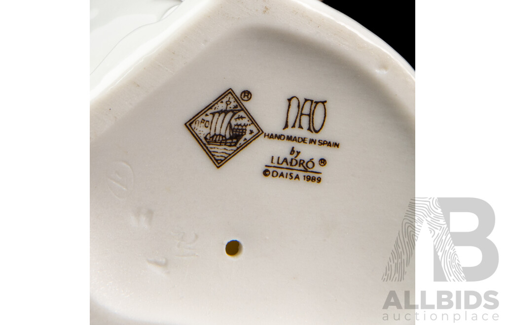 Collection of Four Porcelain Girl Figures by Nao (4)